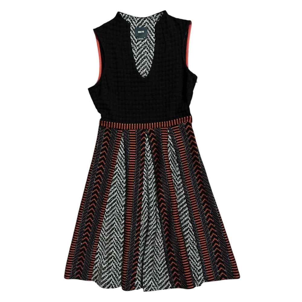MAEVE ANTHROPOLOGIE NWT Sleeveless Textured Knit Fit & Flare Dress 4 - Picture 2 of 13
